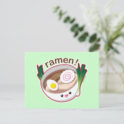 Ramen! Briefkaart (Staand voorkant)
