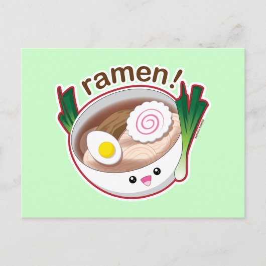 Ramen! Briefkaart (Voorkant)