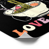 Ramen Cat Anime Kawaii Kleding Otaku Kleding Mang Poster (Hoek)