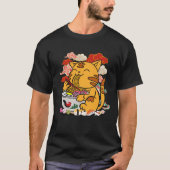 Ramen Cat Bliss T-shirt (Voorkant)