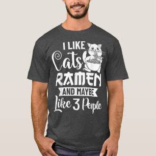 Ramen Cat Bowl Chicken Noodle Soup Japans1179 T-shirt