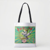 Ramen Cat Canvas tas (Voorkant)