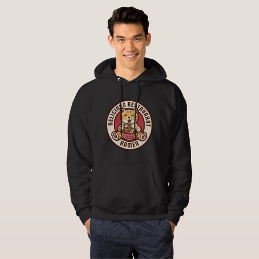 Ramen Cat Hoodie (Voorkant volledig)