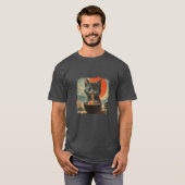 Ramen Cat, Japan Food Cat T-shirt (Voorkant volledig)