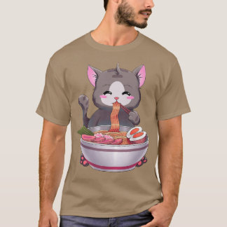 Ramen Cat Japans Kawaii Anime T-shirt