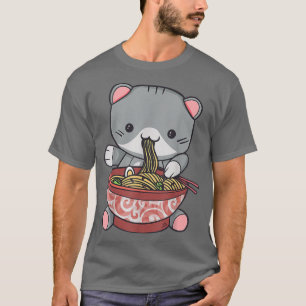 Ramen Cat Japanse Kawaii Anime Lover T-shirt