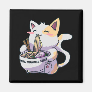 Ramen Cat Kawaii Anime Japanse Gift Magneet