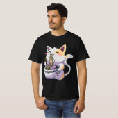 Ramen Cat Kawaii Anime Japanse Gift T-shirt (Voorkant volledig)