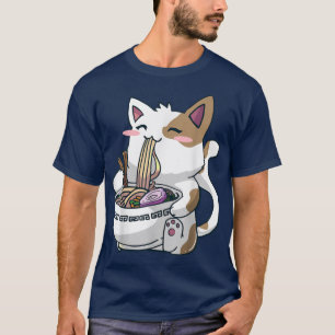 Ramen Cat Kawaii Anime Otaku T-shirt