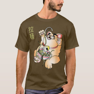 Ramen Cat Kawaii Anime T-shirt