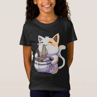 Ramen Cat Kawaii Anime Tee Japanese T-shirt