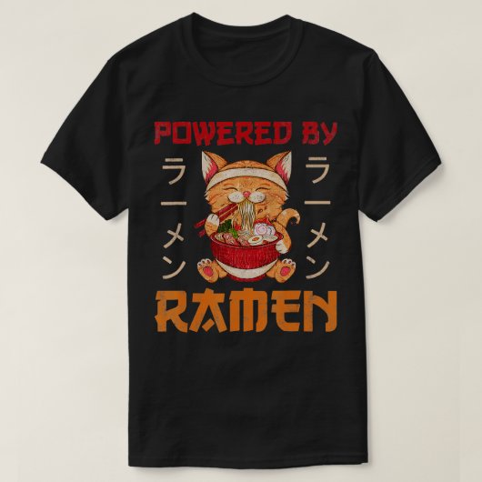 Ramen Cat Kawaii Japans Voedsel Gift Meisjes Jonge T-shirt (Design voorkant)
