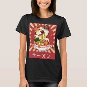 Ramen Cat Neko Anime Kawaii Japanse Merch Gifts G T-shirt