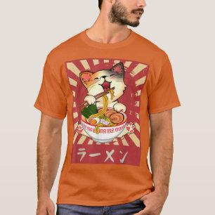 Ramen Cat Neko Anime Kawaii Japanse Merch Gifts G T-shirt