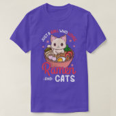 Ramen Cat Neko Anime Kawaii Otaku Girl T-shirt (Design voorkant)