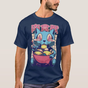 Ramen Cat Noodle Soup - Japanse Manga Anime 1514 T-shirt