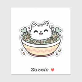 Ramen Cat - Schattige Kawaii Sticker