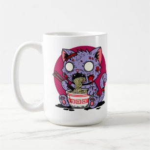Ramen Cat Zombie Koffiemok
