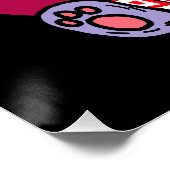 Ramen Cat Zombie Perfect Poster (Hoek)