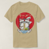 Ramen Cats Japanese Anime Kawaii Gift T-shirt (Design voorkant)
