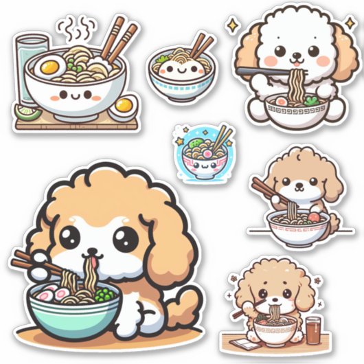 Ramen Cavoodle Sticker (Voorkant)