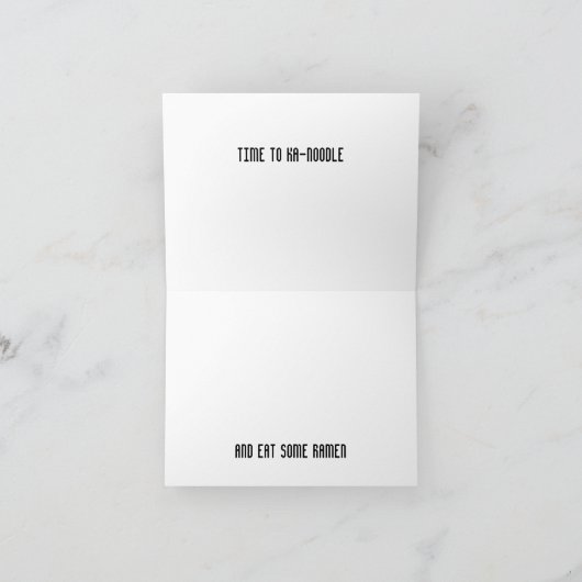Ramen Celebration Card Kaart (Binnen)