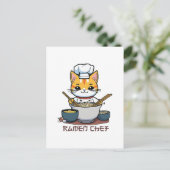Ramen Chef Briefkaart (Staand voorkant)