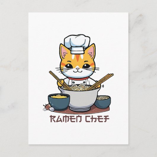 Ramen Chef Briefkaart (Voorkant)
