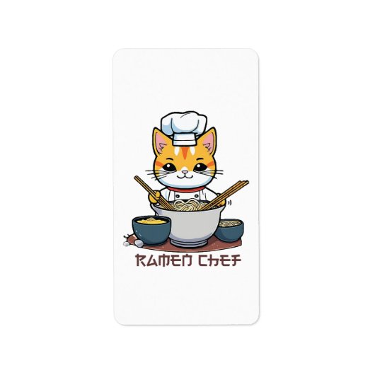 Ramen Chef Etiket (Voorkant)