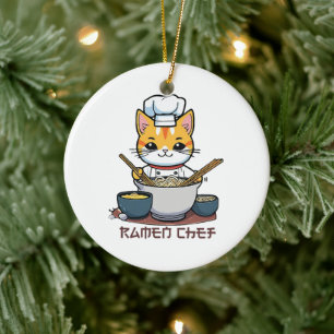 Ramen Chef Keramisch Ornament