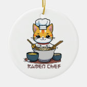 Ramen Chef Keramisch Ornament (Voorkant)