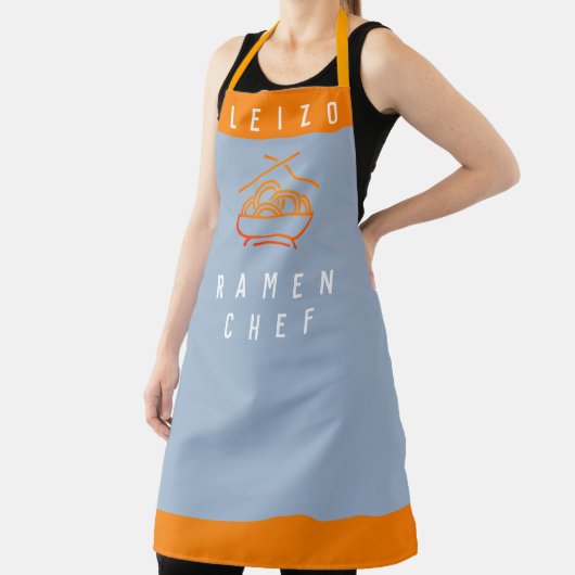 Ramen chef-kok All-Over Print Schort (Insitu)