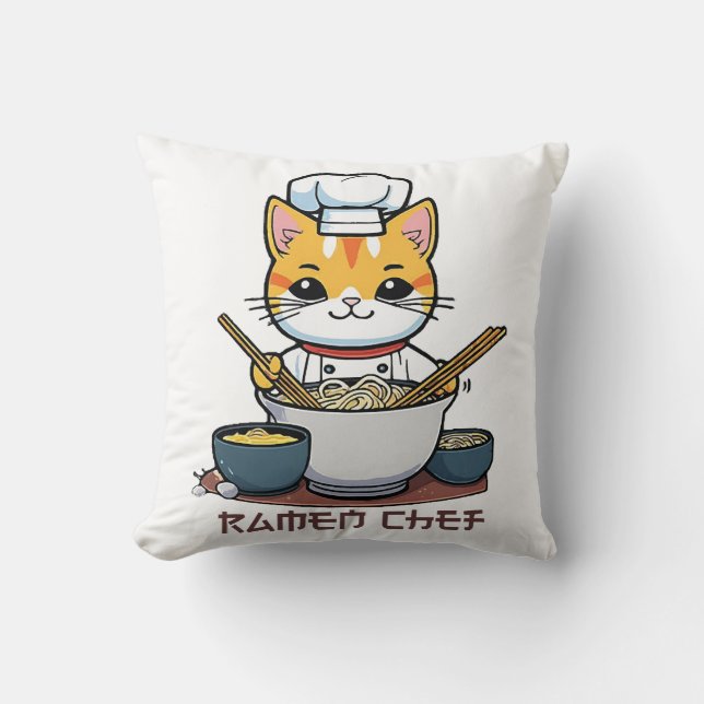 Ramen Chef Kussen (Voorkant)