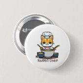 Ramen Chef Ronde Button 5,7 Cm (Voorkant /achterkant)
