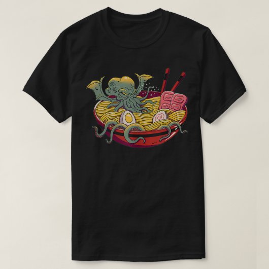 Ramen Cthulhu T-shirt (Design voorkant)