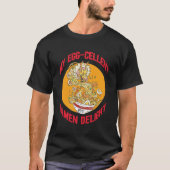 Ramen Delight Mannen Zwart T-shirt (Voorkant)