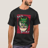 Ramen Dragon T-shirt Kawaii Cute Noodles Japans An (Voorkant)