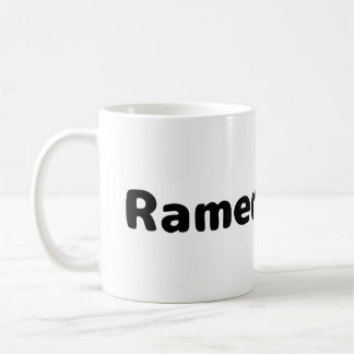 Ramen Eater - Black Writing Coffee-Mok Koffiemok