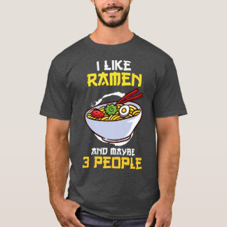 Ramen en 3 Japanners eten 1310 T-shirt