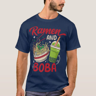 Ramen en Boba Asian Food Noodle Bubble Milktea Lo T-shirt