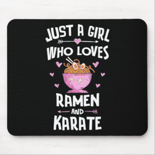 Ramen en Karate Gift Meisjes Vrouwen Muismat