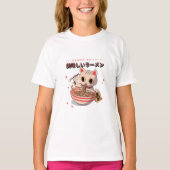 Ramen en Lucky Cats T-shirt (Voorkant)