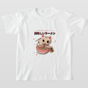 Ramen en Lucky Cats T-shirt