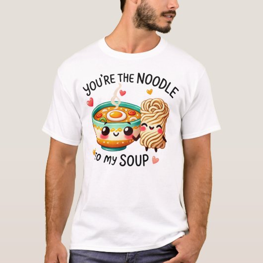 Ramen en Noedels Mooie Kunst T-shirt (Voorkant)