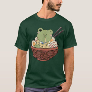 Ramen Frog Japans Ramen Noodles Cute Frog Kinder T T-shirt