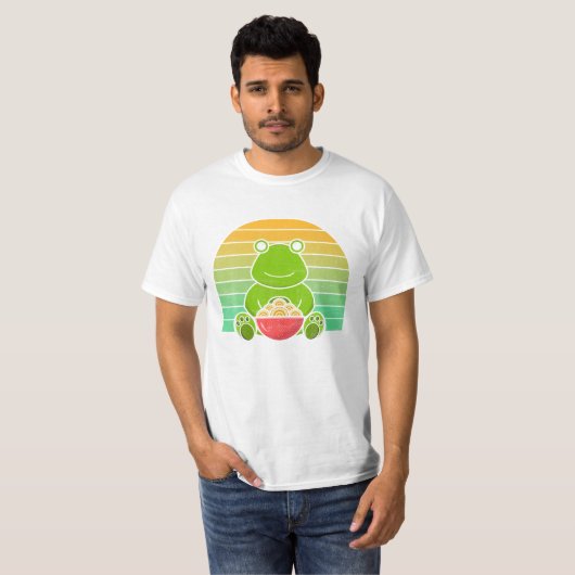 Ramen Frog Shirt (Voorkant volledig)