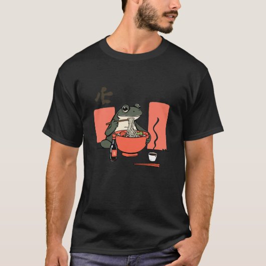 Ramen Frog T-shirt (Voorkant)