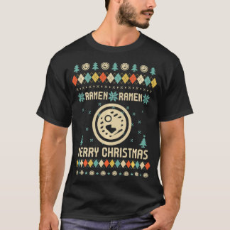 RAMEN Funny Ugly kerstSweater  Retro T-shirt