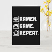 Ramen Game Herhaal Noodle Video Games Console Game Kaart (Gele Bloem)