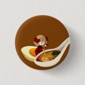 Ramen Girl Button (Voorkant)